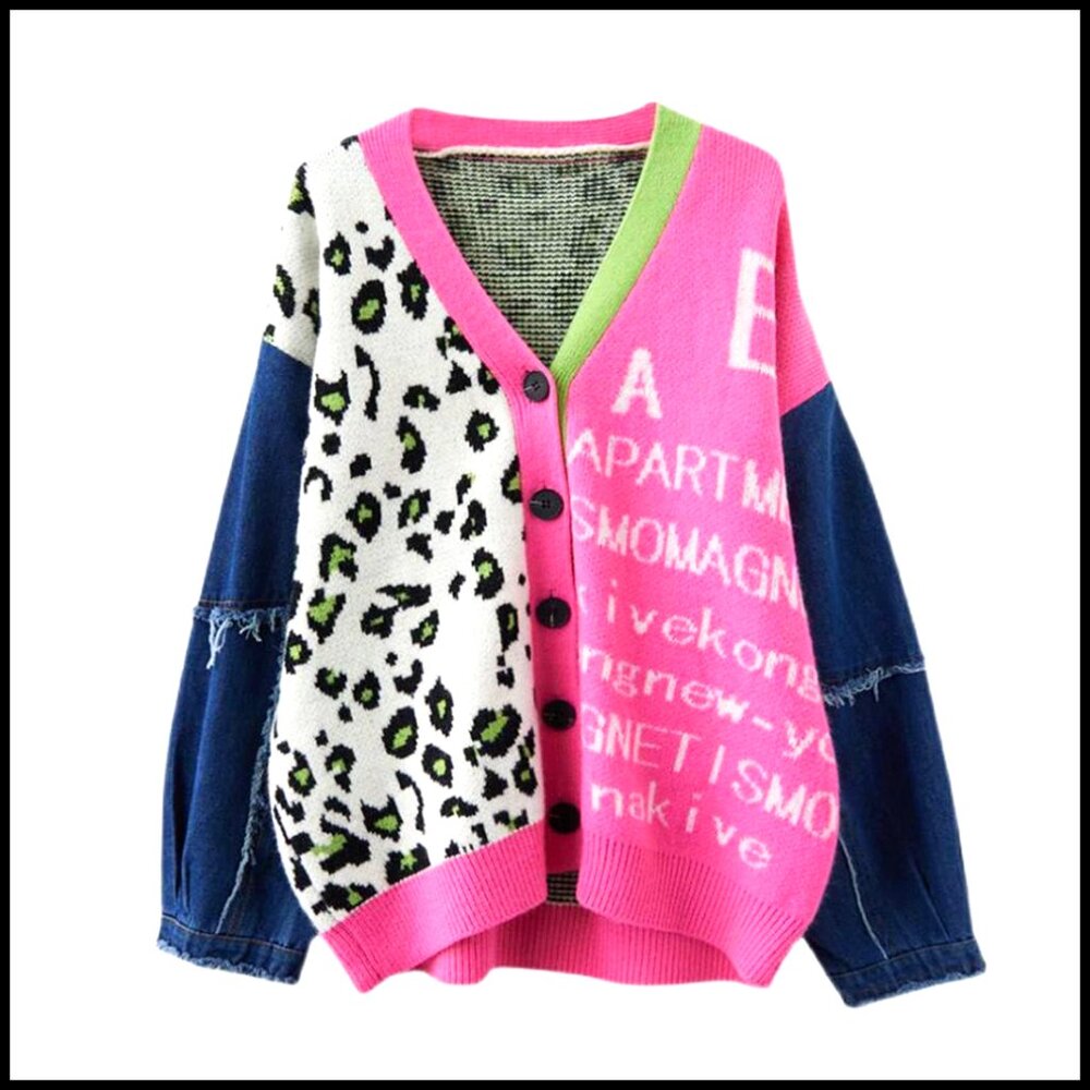 Long Sleeve Open Front Cardigan, Chunky Knit, Polyester Spandex, One Size to XL